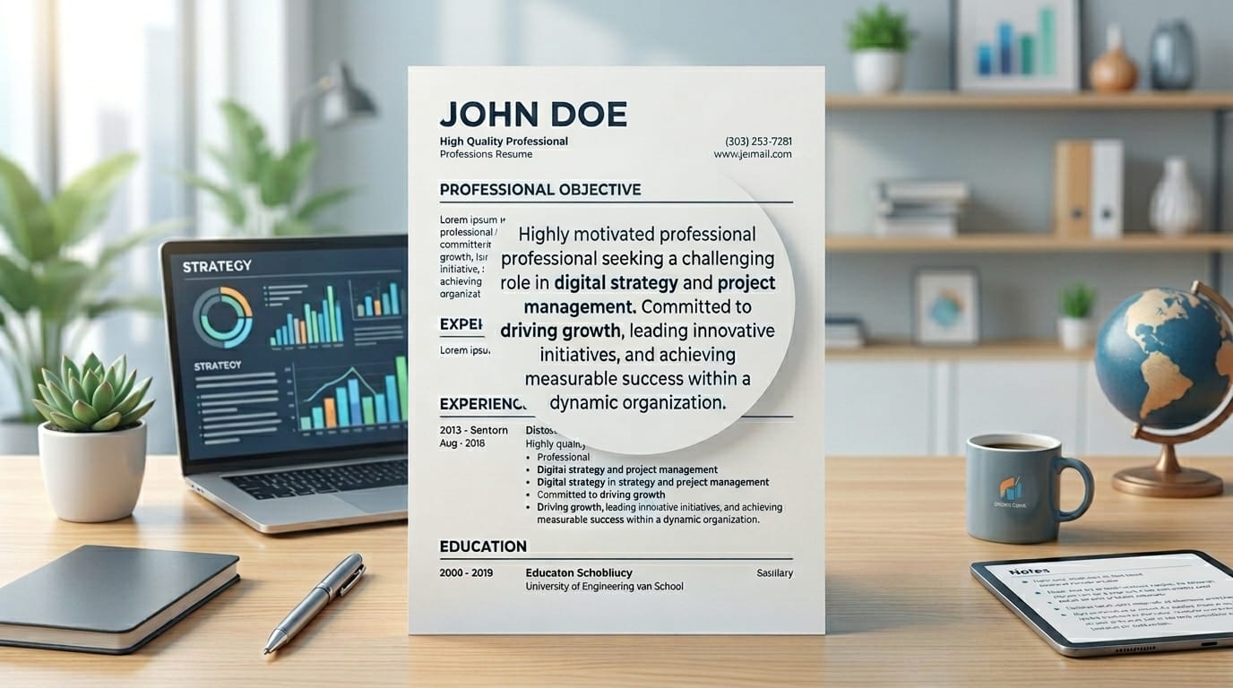 30 Resume Objective Examples for Freshers That Get Interviews in 2026