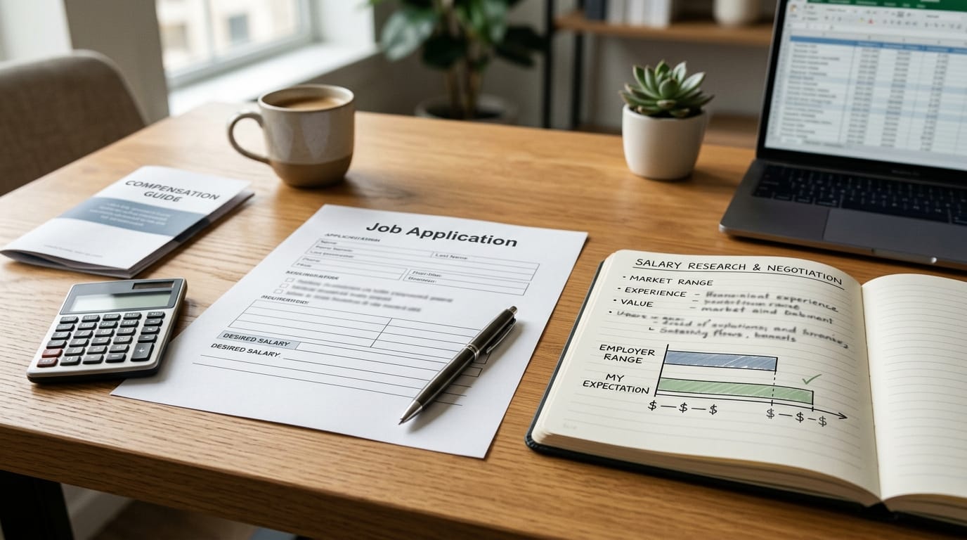 What to Put for Desired Salary on a Job Application