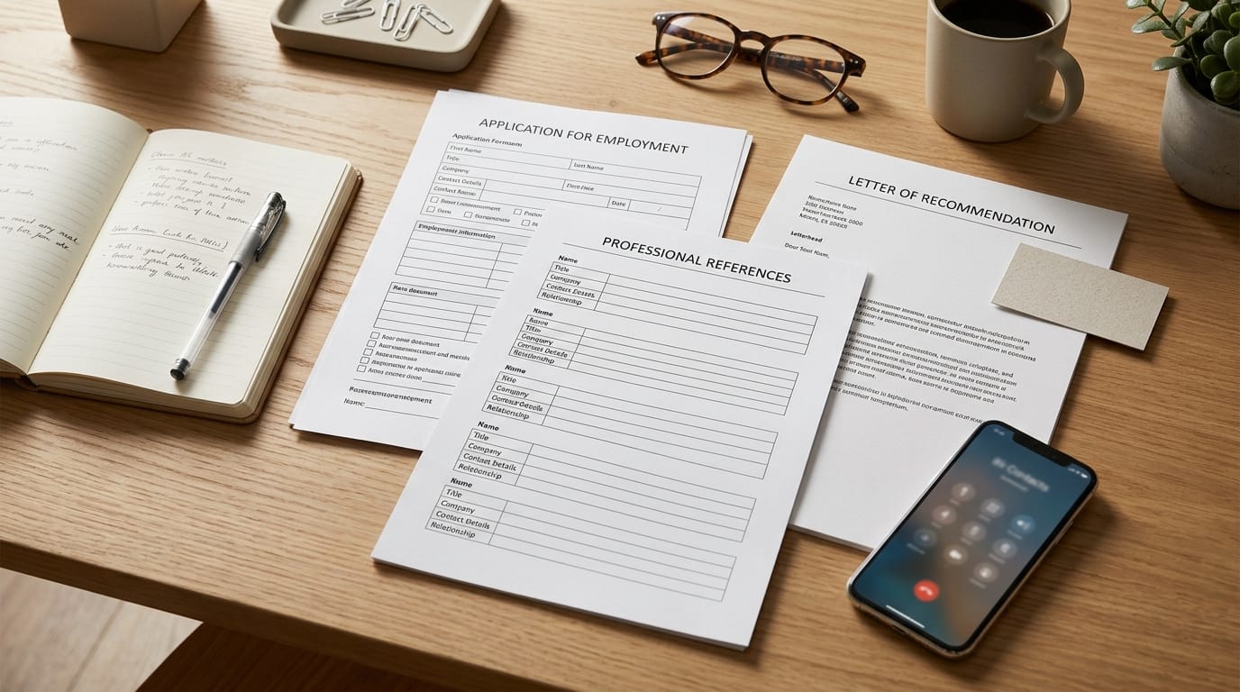 What to Put for References on a Job Application (Examples and Templates)